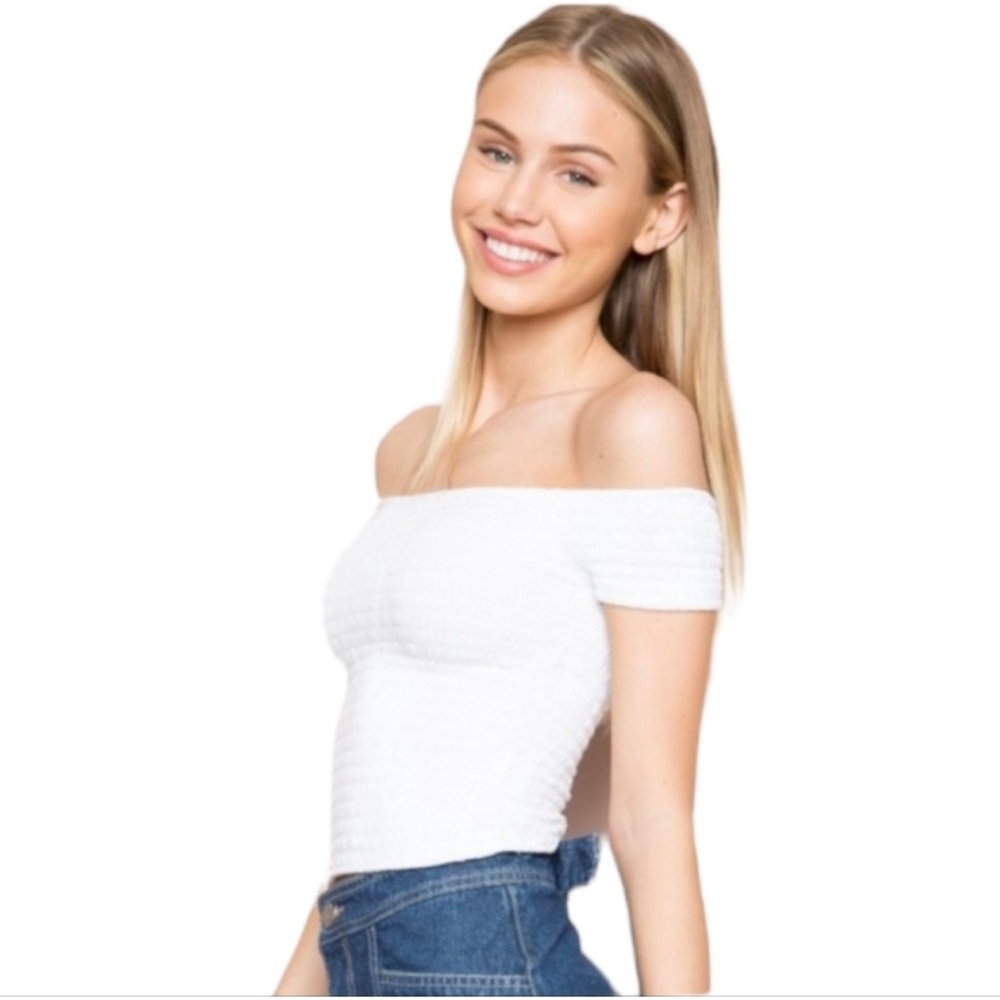 Brandy Melville Charlene off shoulder top OS